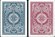 kem blue red plastic playing cards